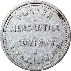 25 Cents - Porter Mercantile Company Bernalillo, New Mexico