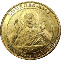 Tourist token - Lourdes 2013 - Allez boire a la source
