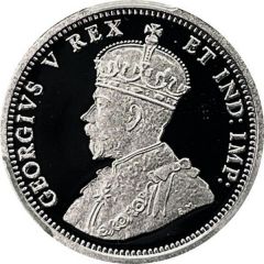 5 Cents In the name of George V, Dollar centennial