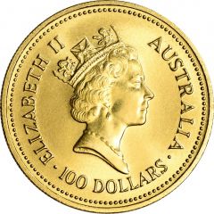 100 Dollars - Elizabeth II 3rd Portrait - Australian Nugget - Gold Bullion Coin