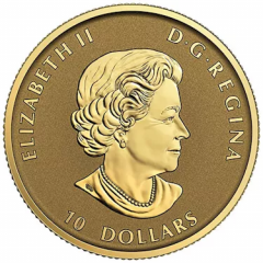 10 Dollars - Elizabeth II Wolverine, Bullion