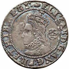 6 Pence - Elizabeth I 6th issue, 3rd type