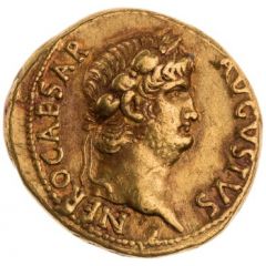 Aureus - Nero IANVM CLVSIT PACE P R TERRA MARIQ PARTA, Janus