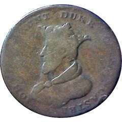 1/2 Penny Lancashire - Lancaster / John of Gaunt