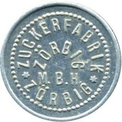 25 Pfennig Zuckerfabrik Zörbig
