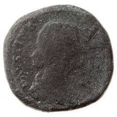 Sestertius - Faustina the Younger AVGVSTI PII FIL S C, Concordia