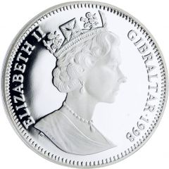 1 Crown - Elizabeth II Sir Walter Raleigh, Silver Proof