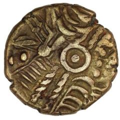 Gold 1/4 Stater - Regni Moon Star