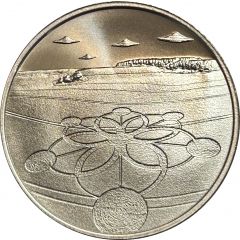1 Ounce Silver - Intaglio Mint UFOs over Crop Circles