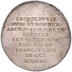 11/4 Ducat Silver pattern strike, Coronation