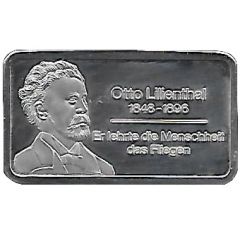 1 oz Silver Degussa - Otto Lilienthal