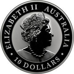 10 Dollars - Elizabeth II 6th Portrait - Australian Kookaburra