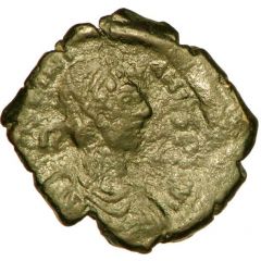 16 Nummi - Justinian I Thessalonica, Type A Δ K
