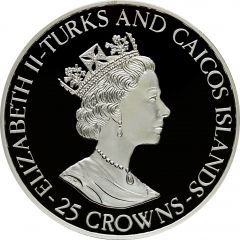 25 Crowns - Elizabeth II Purple-throated Carib