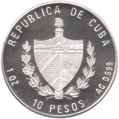 10 Pesos Visit of John-Paul II to Cuba