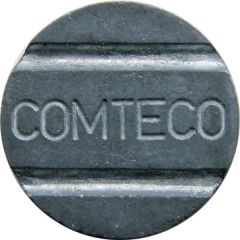 Telephone Token - COMTECO date on reverse, triangle