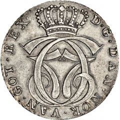 1/2 Speciedaler - Christian VII Type 2, Rethwitsch Mint
