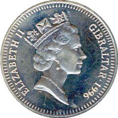 5 Pounds - Elizabeth II Centennial of the Olympics