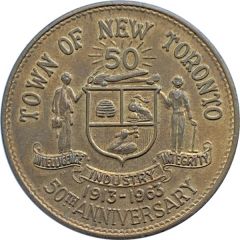 Medal - New Toronto Hydro Golden Jubilee Ontario