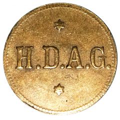 Faehrmarke H.D.A.G. Hamburg