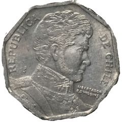 1 Peso Obverse Specimen