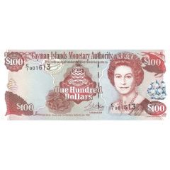 100 Dollars - Elizabeth II C Series, One Signature
