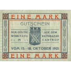 1 Mark Wohltätigkeitsbazar
