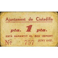 1 Peseta Ciutadilla