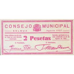 2 Pesetas Selgua