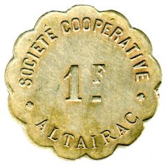 1 Franc - Société Coopérative Altayrac