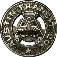 1 Full Fare - Austin Transit Co. Austin, Texas