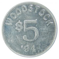 5 Dollars - Woodstock '94 Saugerties, New York