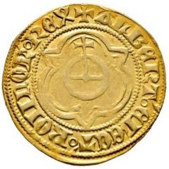 1 Goldgulden - Albert II Frankfurt mint