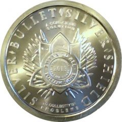 1 oz Silver - Silver Bullet Silver Shield Argyraspides