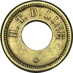 15 Cents - H. T. B. Line Beaver Falls, Pennsylvania