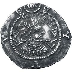 1 Drachm - Anonymous Ruler Tokhara Yabghus; Kavad I imitation