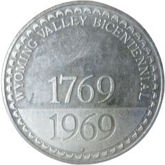 Medal -Bicentennial of Settlement of Wyoming Valley, Pennsylvania