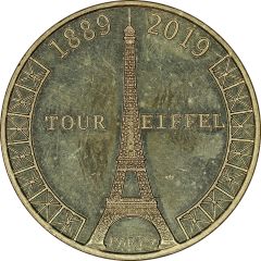 Monnaie de Paris Tourist Token - Tour Eiffel 1889-2019