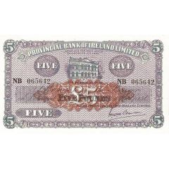 5 Pounds Provincial Bank of Ireland