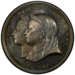 Medal - Victoria Diamond Jubilee, G.G. Adams, silver
