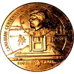 Medallion - Sudbury `Numismatic Park` Kennedy Half Dollar Memorial