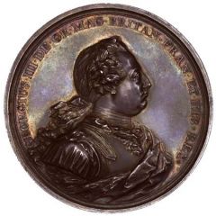 Medal - George III Accession, Colibert, silver