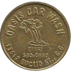 Token - Oasis Car Wash Garden Grove, California