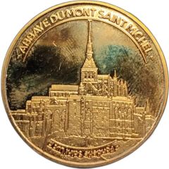 Médaille souvenir Mont Saint-Michel Fonderie Saint-Luc