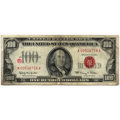 100 Dollars United States Note