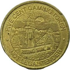 5 Cent Gaming Token - Grand Victoria Casino Rising Sun, Indiana