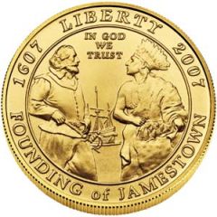 5 Dollars Jamestown 400th Anniversary