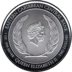 2 Dollars - Elizabeth II Sea Turtle