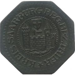 10 Pfennig - Saarburg, Bezirk Trier