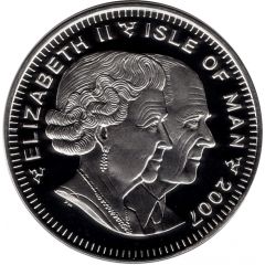1 Crown - Elizabeth II Diamond Wedding - Bouquet, Silver Proof